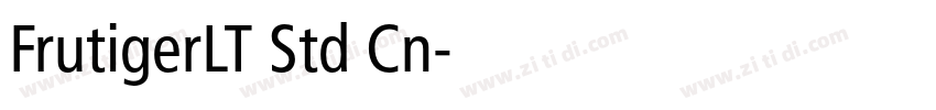 FrutigerLT Std Cn字体转换